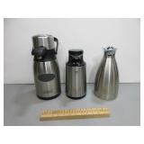 Three Coffee Carafes