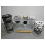 Assortment of Canisters