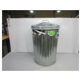 Metal Trash Can, 20 gallon