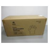 Box of Poly Disposable Gloves, 10,000 ct.