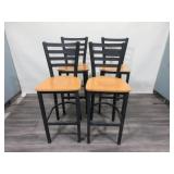 Four, High Quality Restaurant Stools