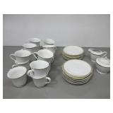 Tea Cups and Saucers Set