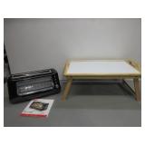 Foldable Lap Tray and Bagel Toaster
