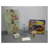 Two Wilton Dessert Stands & New Cakepop Kit