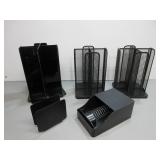 Three Beverage Cup Carousels, Napkin Holder