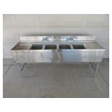 Stainless Steel 4 Compartment Sink