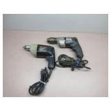 Black & Decker 1/2" and 3/8" Drills