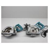 Two Makita Hypoid Saw, 7 1/4"