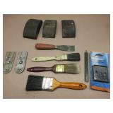 Paint Brushes and Sanding Blocks