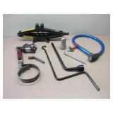 Assortment of Tools, Bike Lock