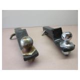 Two Trailer Ball Hitches, 2" and 1 7/8"