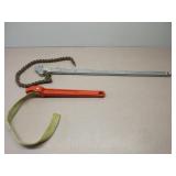 Chain and Strap Pipe Wrenches