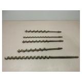 Vintage Irwin Auger Wood Drill Bits
