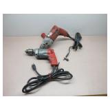 Two Milwaukee 3/8" Drills