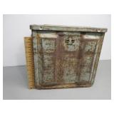 Metal Ammo Can, Bottom has 2 Holes
