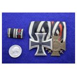 WWI Medal Bar w/Ribbon Bars