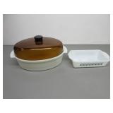 Anchor Hocking Roasting Dish, Loaf Pan