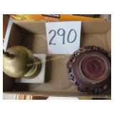 Brass Bell  & Wooden Stand