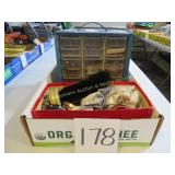 Shoe Shine Kit & Hardware Organizer w/ Contents