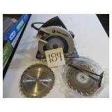 Black & Decker 2 1/3 hp Circle Saw & Blades