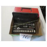 Socket Set & Plastic Tool Box