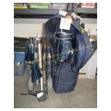 Golf Bag, Hand Cart, Shoes and Misc. Club