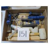 Church Keys, Paint Roller Handles, Mallet