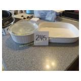 French White Casserole Dishes
