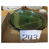 Anchor Hocking Green Casserole Dish w/Lid