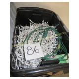 Tub of Christmas Lights