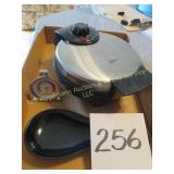 Oster Waffle Iron, Oven Therometer, Spoon Rest
