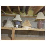 2 Lamps & 3 Lamp Shades