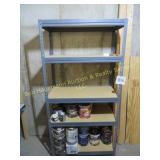 Metal Storage Rack w/4 Shelves