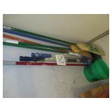Brooms, Wash Brushes & Bucket