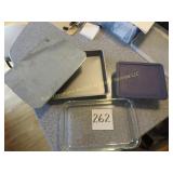 Cake Pan, 11C & 6C Pryex w/lids, PYREX 9x13