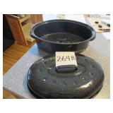 Lg. Enamel Roasting Pan