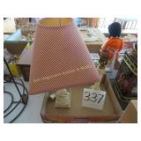 Nightstand Lamps  Missing 1 Shade