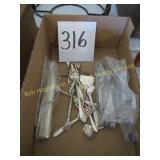 Silverware, Salad Forks, Knives etc