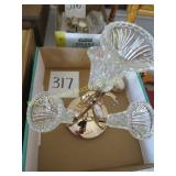 Candle Holder & Quartz Egg