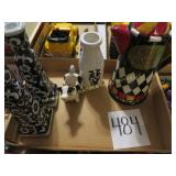 Decorative Coffe Pot, Cow Items, Candle Holders