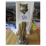 Gold Siamese Cat Statue
