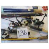 Assorted Fishing Rod/Poles