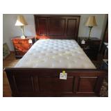 Complete Bedroom Set- Queen Head & Foot, Tallboy,
