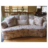 Floral Sofa w/Pillows