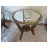 Round Glass Top Table