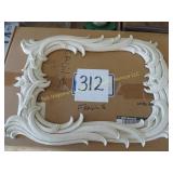 White Antique Picture Frame