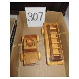 Wooden Fire Truck