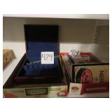 Siverware Tray & Cookbooks