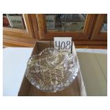 Glass Bowl w/Scalloped Edges