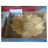 Vintage Tenerife Lace Basket